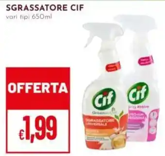 Pan Sgrassatore Cif offerta