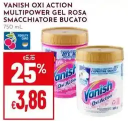 Pan Vanish Oxi Action Multipower Gel Rosa Smacchiatore Bucato offerta
