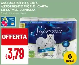 Pan Asciugatutto ultra assorbente fior di carta lifestyle suprema offerta