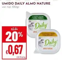 Pan UMIDO DAILY ALMO NATURE offerta