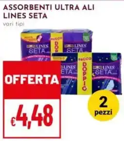 Pan Assorbenti ultra ali lines seta offerta