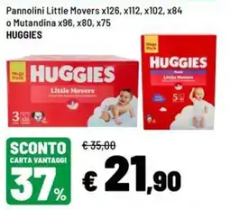 Iper La Grande Pannolini Little Movers Huggies offerta