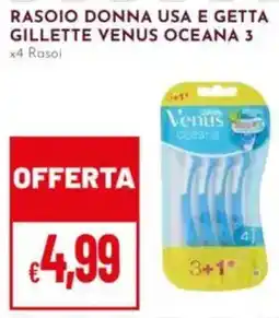 Pan Rasoio Donna Gillette Venus Oceana offerta