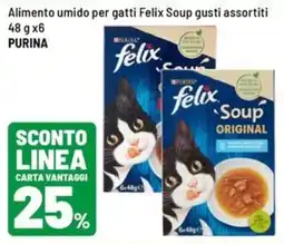 Iper La Grande Alimento umido per gatti Felix Soup Purina offerta