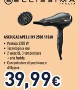 Iper La Grande ASCIUGACAPELLI K9 2500 11860 offerta