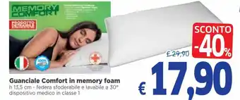 Famila Guanciale Comfort in Memory Foam offerta