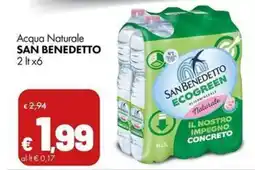 Supermercati Vinci Acqua Naturale SAN BENEDETTO offerta