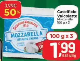 Crai Caseificio Valcolatte Mozzarella offerta