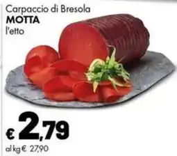Supermercati Vinci Carpaccio di Bresola Motta offerta