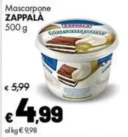 Supermercati Vinci Mascarpone ZAPPALÀ offerta