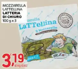 Crai Mozzarella Lattellina Latteria di Chiuro offerta