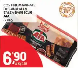Crai Costine marinate di suino alla salsa barbecue AIA offerta