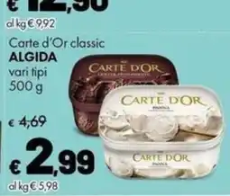 Supermercati Vinci Carte d'Or classic offerta