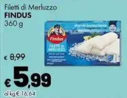 Supermercati Vinci Filetti di Merluzzo Findus offerta