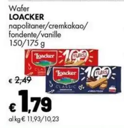 Supermercati Vinci Wafer LOACKER offerta