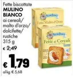 Supermercati Vinci Fette biscottate MULINO BIANCO ai cereali offerta