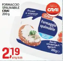 Crai Formaggio spalmabile CRAI offerta
