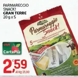 Crai Parmareggio Snack! Gran Terre offerta