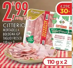 Crai CITTERIO MORTADELLA BOLOGNA IGP TAGLIO FRESCO offerta
