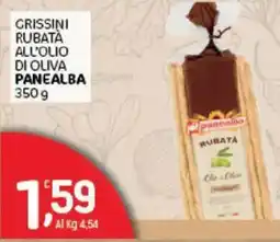 Crai Grissini rubata all'olio di oliva Panealba offerta