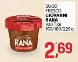 Crai Sugo Fresco Giovanni Rana offerta