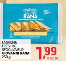 Crai Lasagne fresche sfogliavelo Giovanni Rana offerta