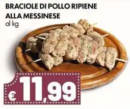 Supermercati Vinci Braciole di pollo ripiene alla messinese offerta