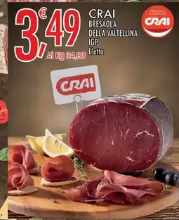Crai CRAI BRESAOLA DELLA VALTELLINA IGP offerta