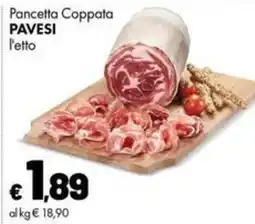 Supermercati Vinci Pancetta coppata pavesi offerta