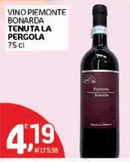 Crai Vino Piemonte Bonarda Tenuta La Pergola offerta