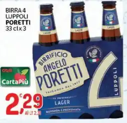 Crai Birra 4 Luppoli Poretti offerta