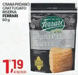 Crai Grana Padano Grattugiato Riserva Ferrari offerta