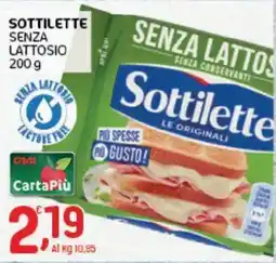 Crai Sottilette senza lattosio offerta