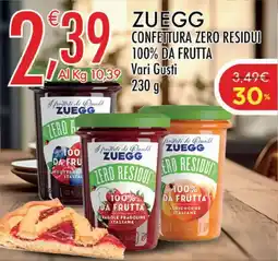 Crai Confettura Zero Residui ZUEGG offerta