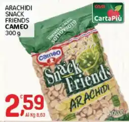 Crai Arachidi Snack Friends Cameo offerta