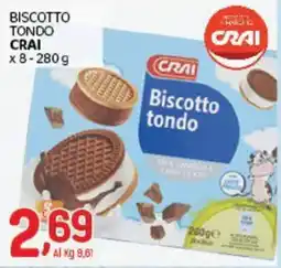 Crai Biscotto tondo CRAI offerta