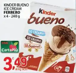 Crai Kinder bueno ice cream offerta