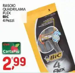Crai Rasoio Quadrilama Flex BIC offerta