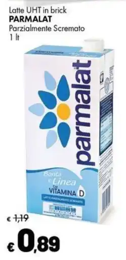 Supermercati Vinci Latte UHT in brick Parmalat Parzialmente Scremato offerta