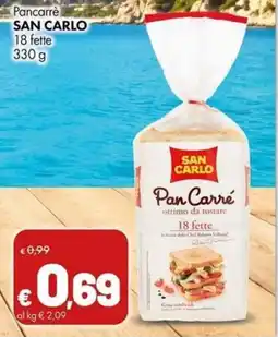 Supermercati Vinci Pan Carré SAN CARLO offerta