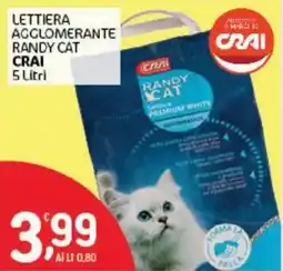 Crai Lettiera agglomerante Randy Cat Crai offerta
