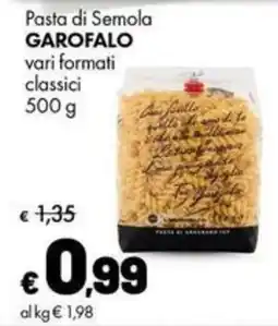 Supermercati Vinci Pasta di Semola GAROFALO offerta