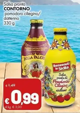 Supermercati Vinci Salsa pronta CONTORNO pomodoro ciliegino/datterino offerta