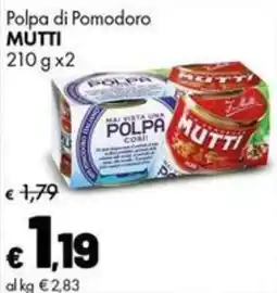 Supermercati Vinci Polpa di Pomodoro MUTTI offerta