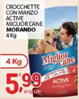 Crai Crocchette con manzo active Miglior cane offerta