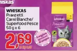 Crai WHISKAS Pranzetti Carni Bianche/Superfood Pesce offerta