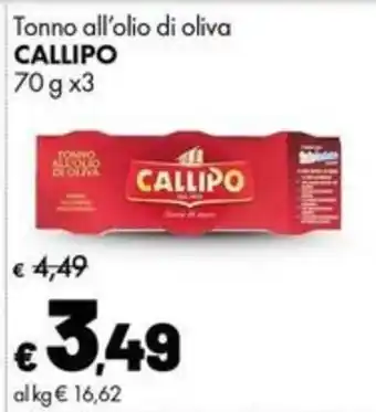 Supermercati Vinci Tonno all'olio di oliva CALLIPO offerta