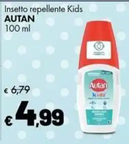 Supermercati Vinci Insetto repellente Kids AUTAN offerta