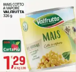 Crai Mais Cotto a Vapore Valfrutta offerta