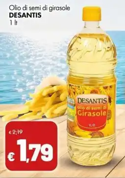 Supermercati Vinci Olio di semi di girasole DESANTIS offerta